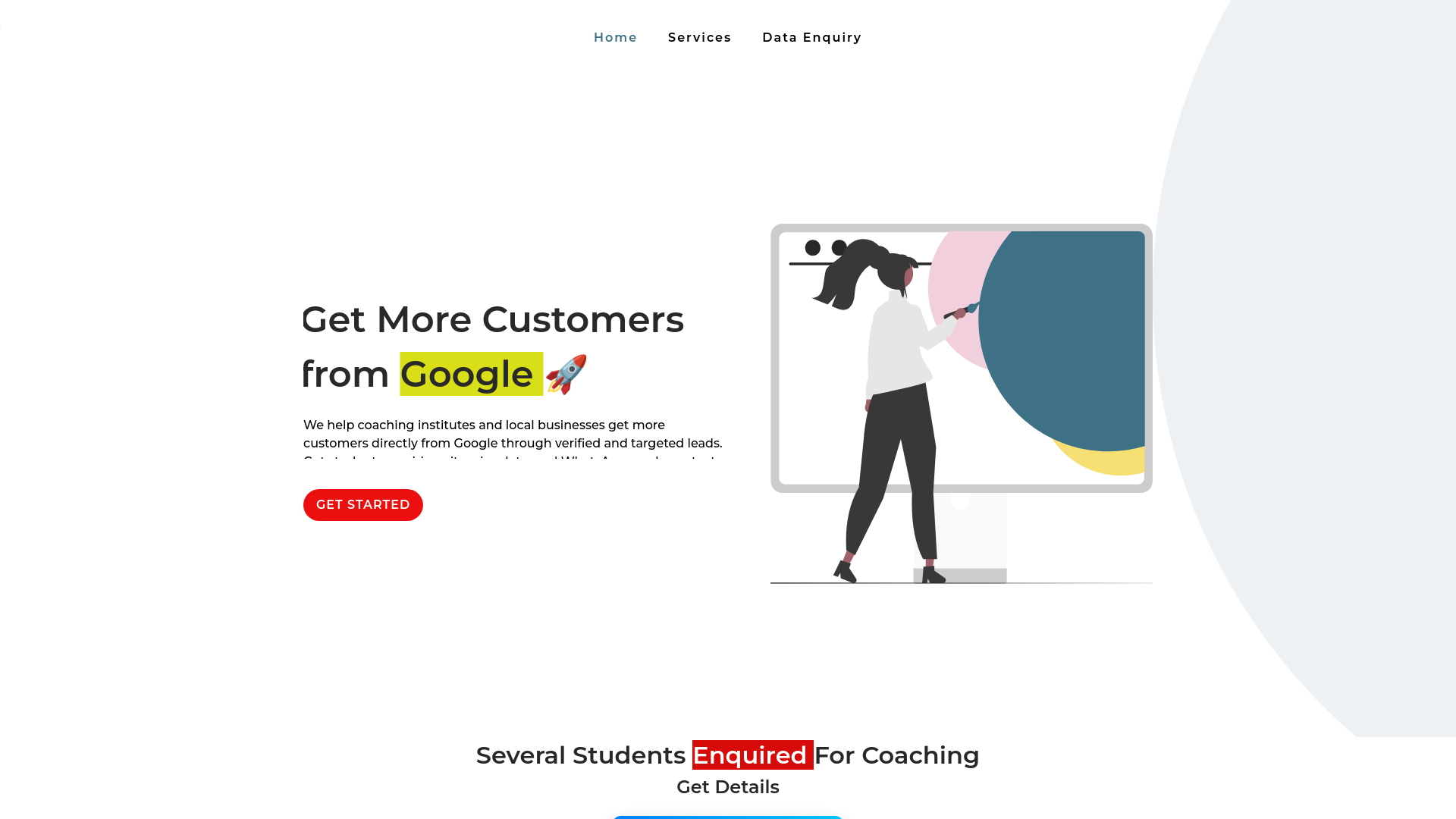 website screenshot of https://locantra.in/