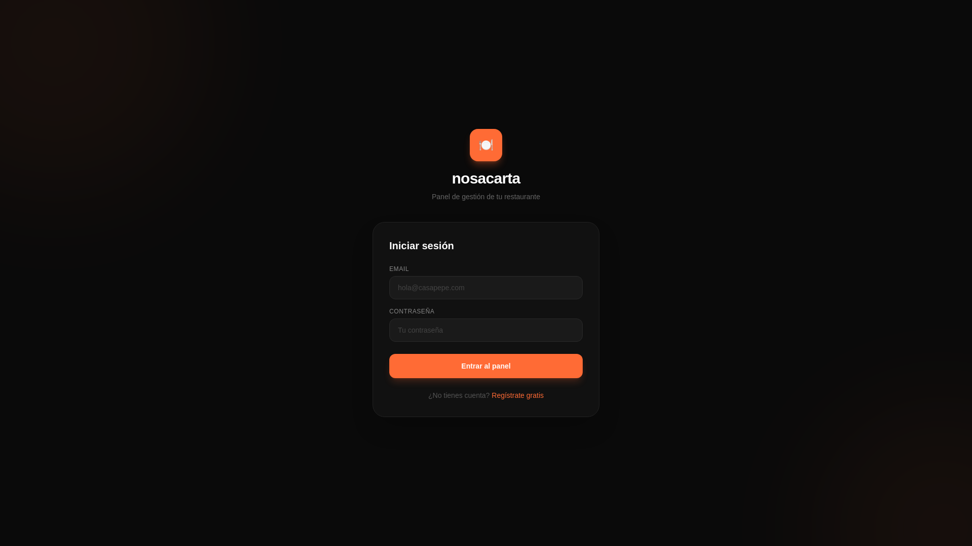 website screenshot of https://nosacarta.es/