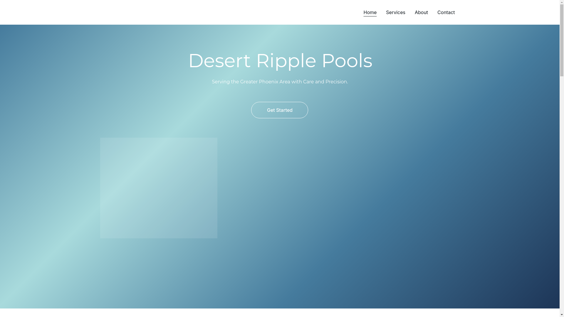 website screenshot of https://desertripplepools.com/