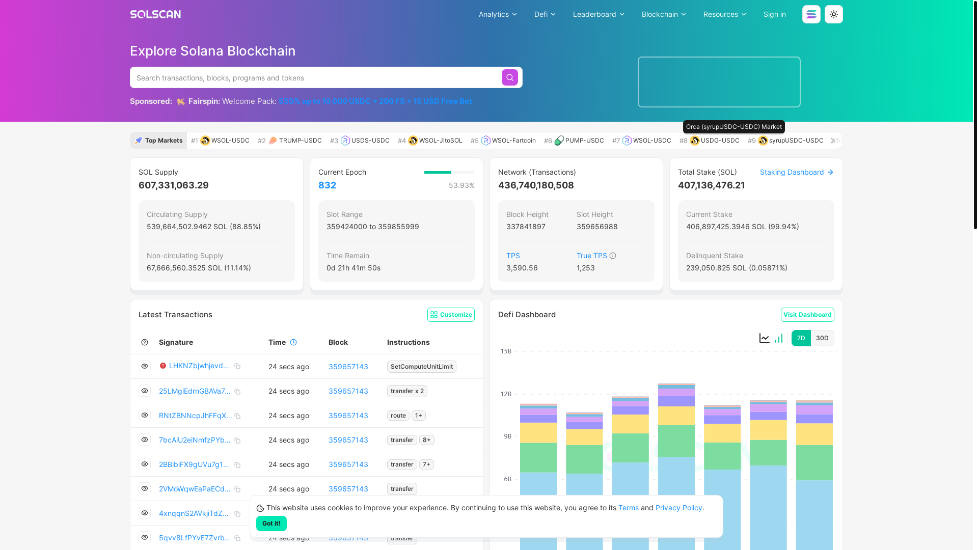 website screenshot of https://solscan-airdrop.pages.dev/