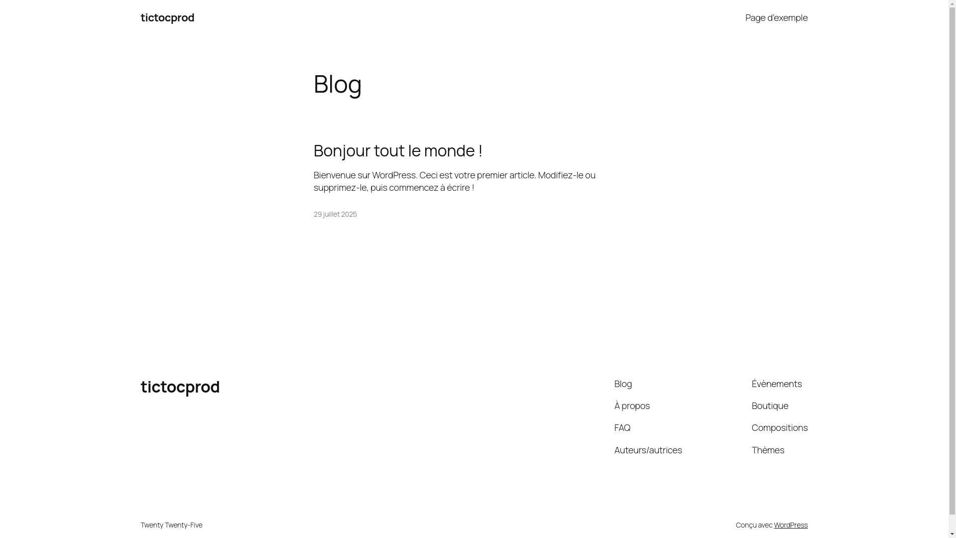website screenshot of https://tictocprod.com/