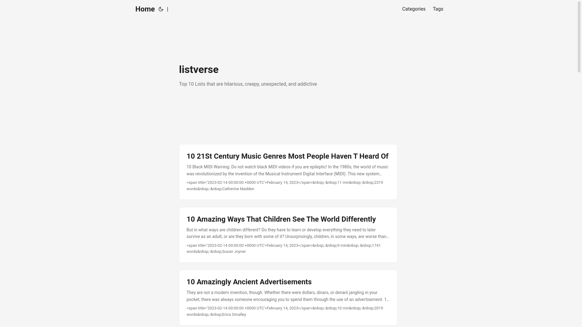 website screenshot of https://listverse25.pages.dev/