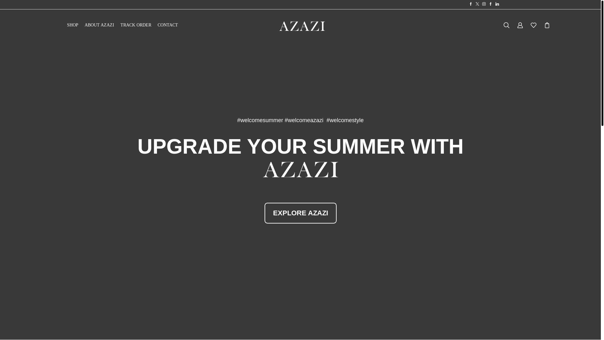 website screenshot of https://azaziworld.com/