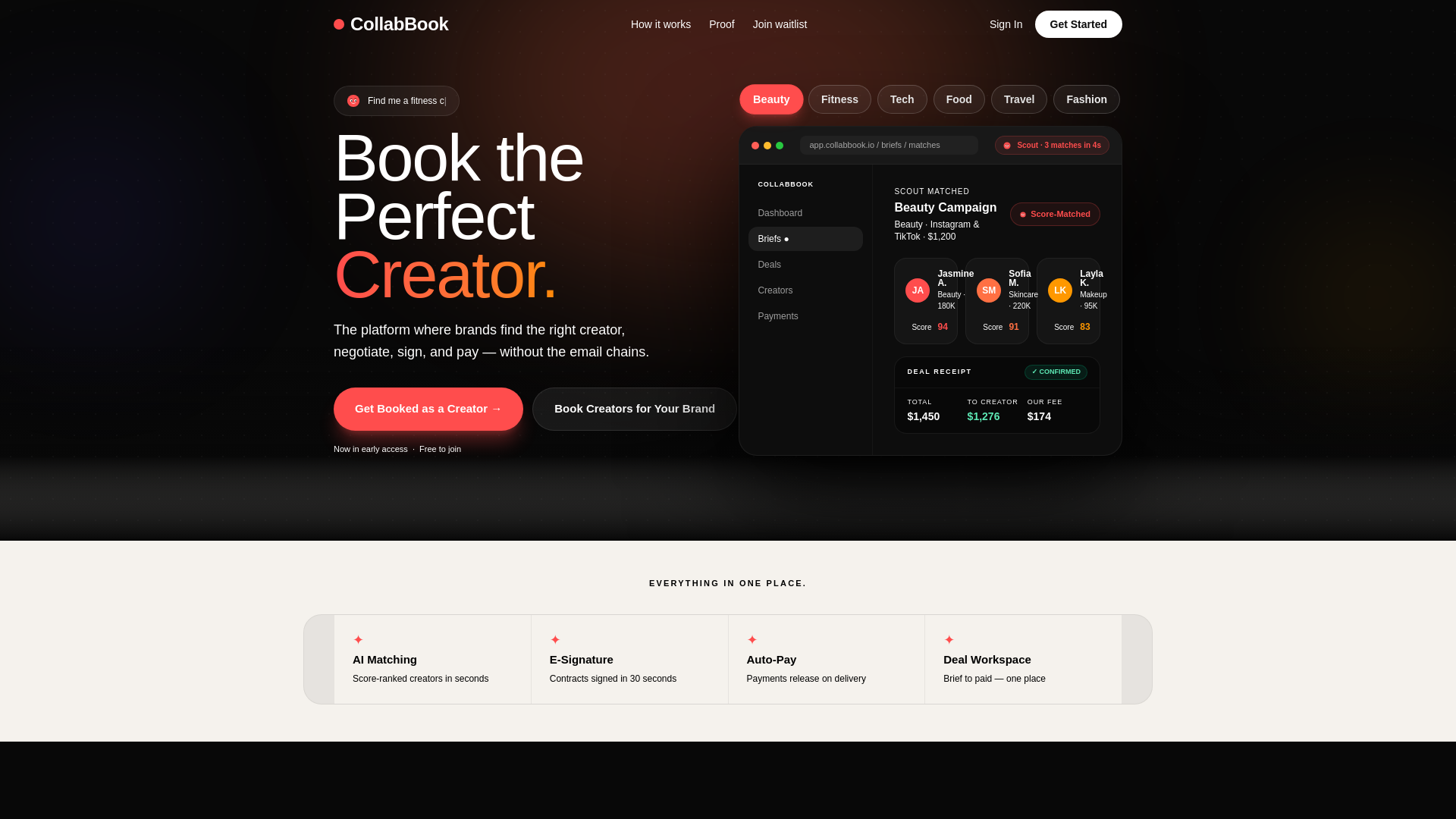 website screenshot of https://collabbook.co/