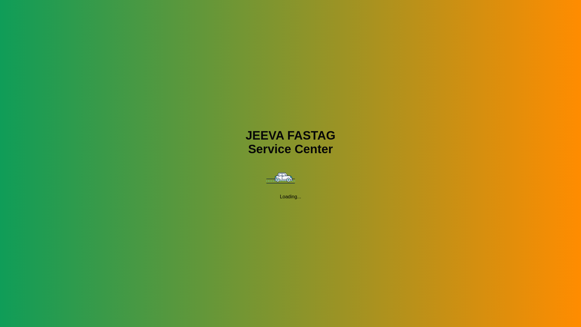website screenshot of https://fastagservicecenter.com/