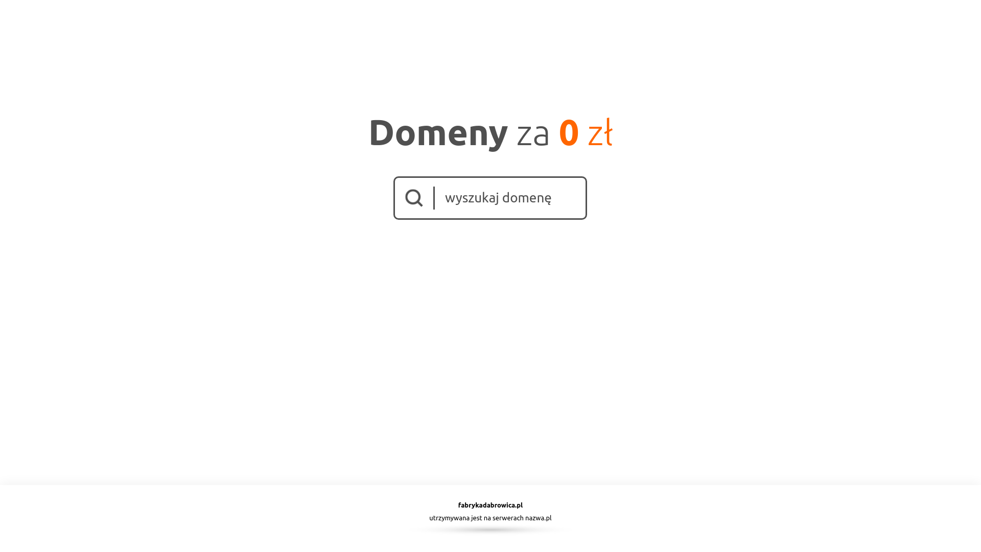 website screenshot of https://fabrykadabrowica.pl/