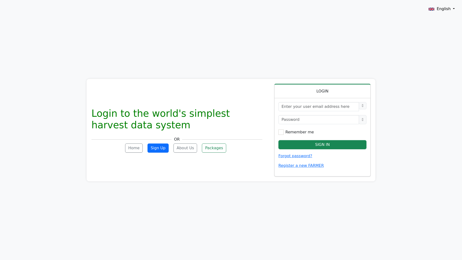 website screenshot of https://shambaonline.online/