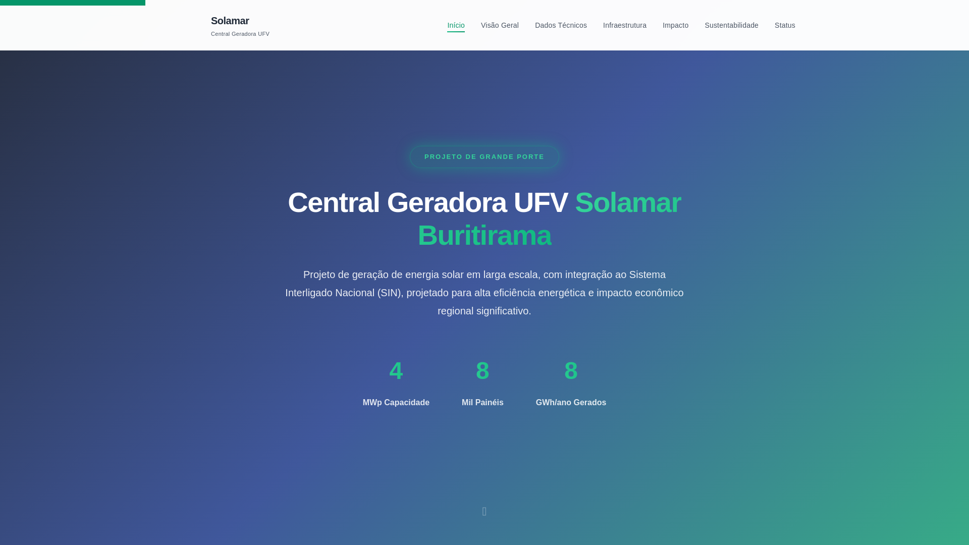 website screenshot of https://solamar.net.br/