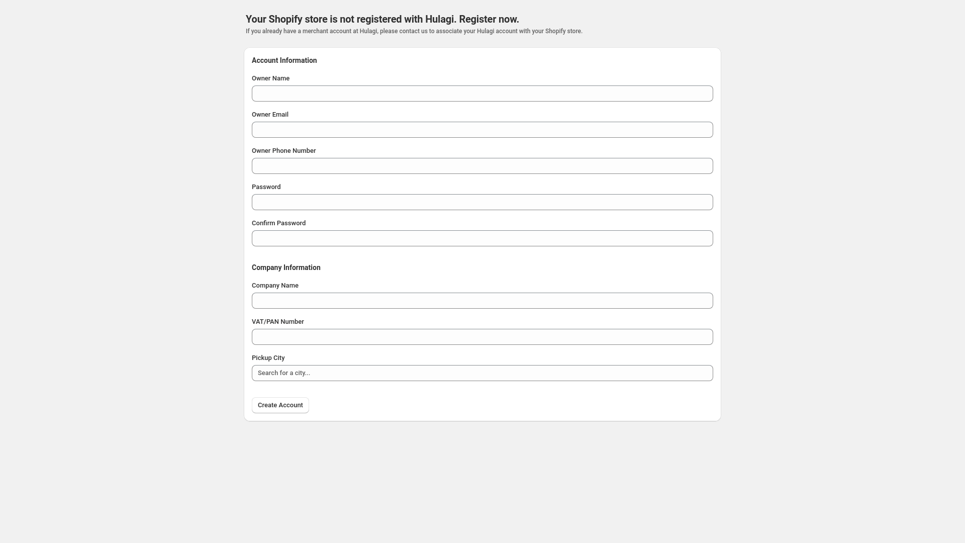 website screenshot of https://hulagi-shopify-internal.pages.dev/