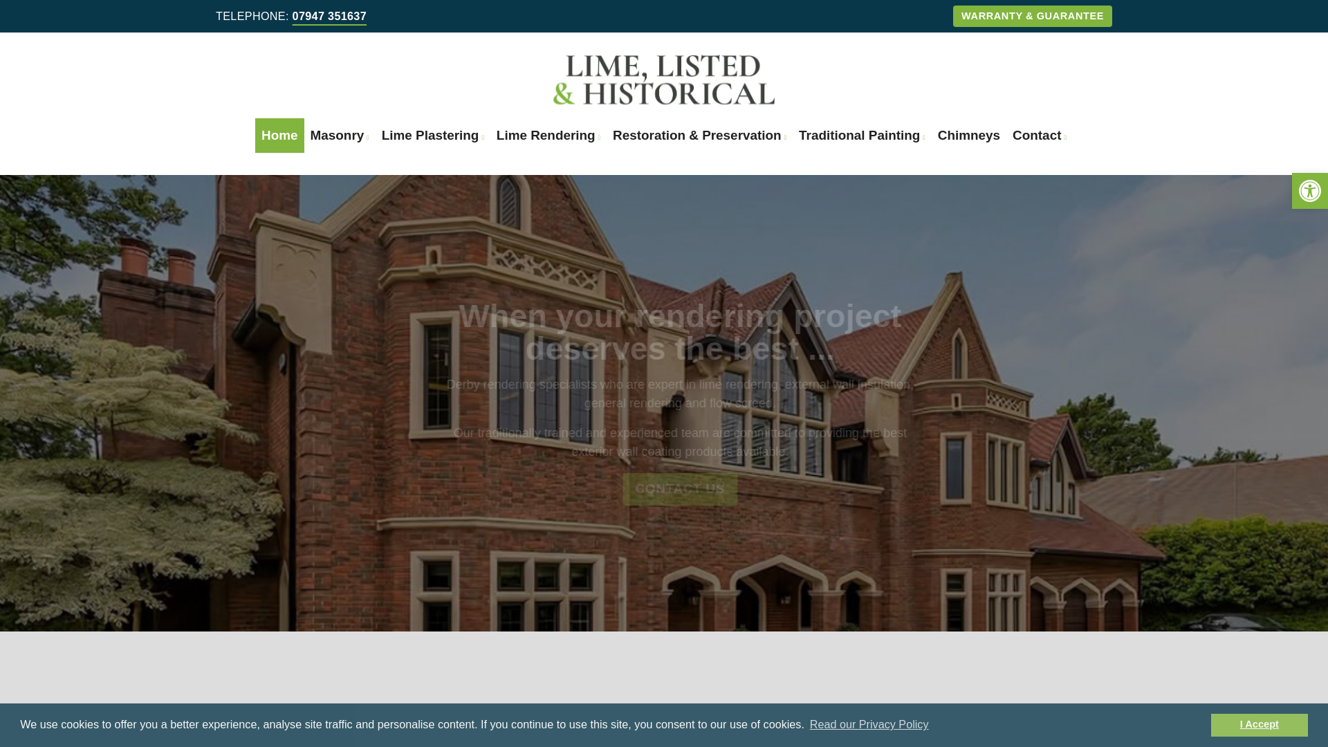 website screenshot of https://limelistedandhistorical.co.uk