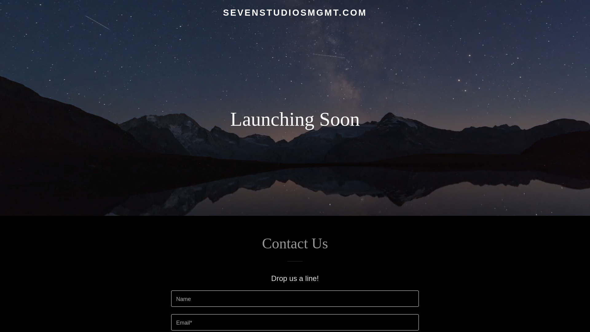 website screenshot of https://sevenstudiosmgmt.com/