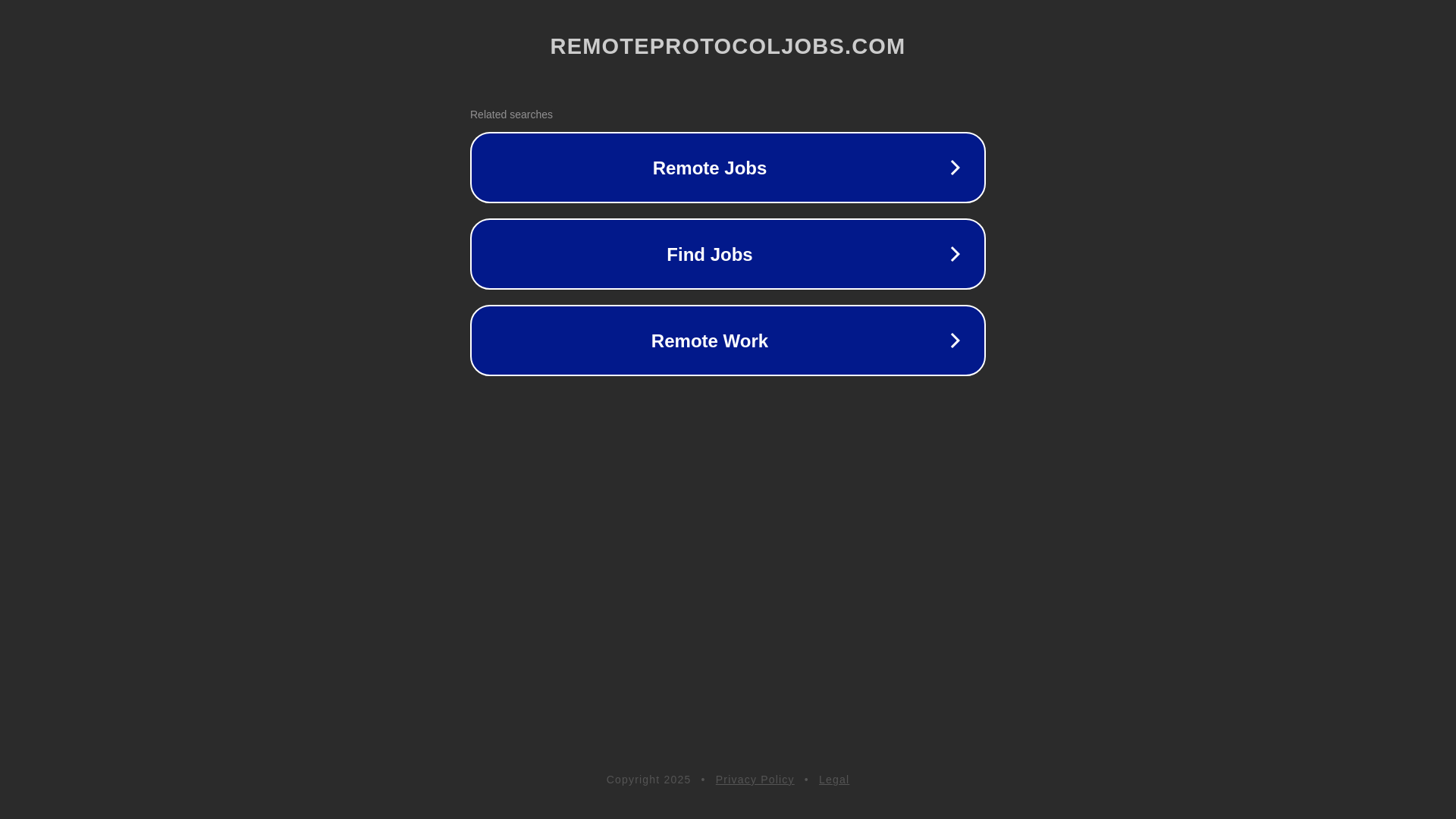 website screenshot of https://remoteprotocoljobs.com/