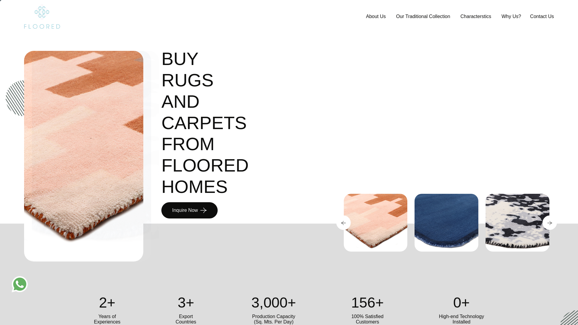 website screenshot of https://buyrugsandcarpets.com/
