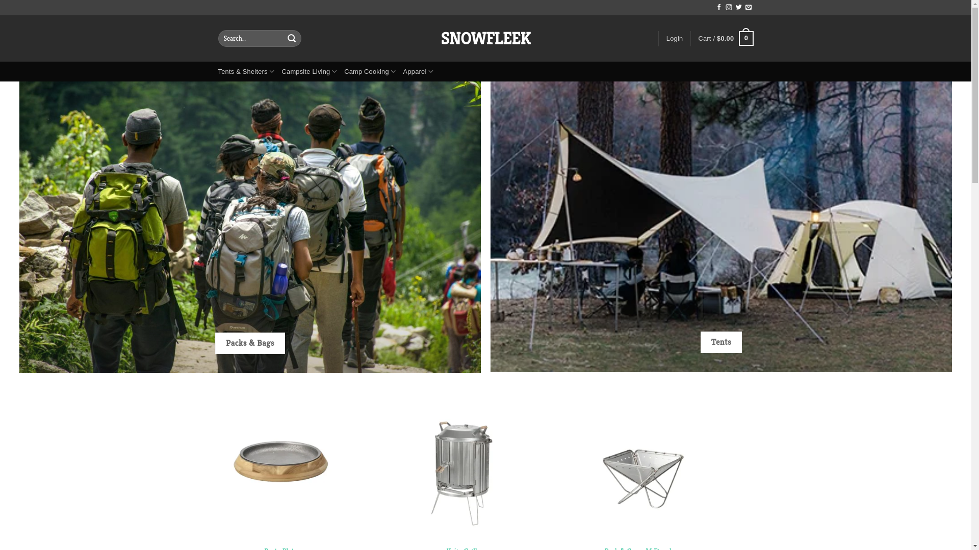 website screenshot of https://snowfleek.com/