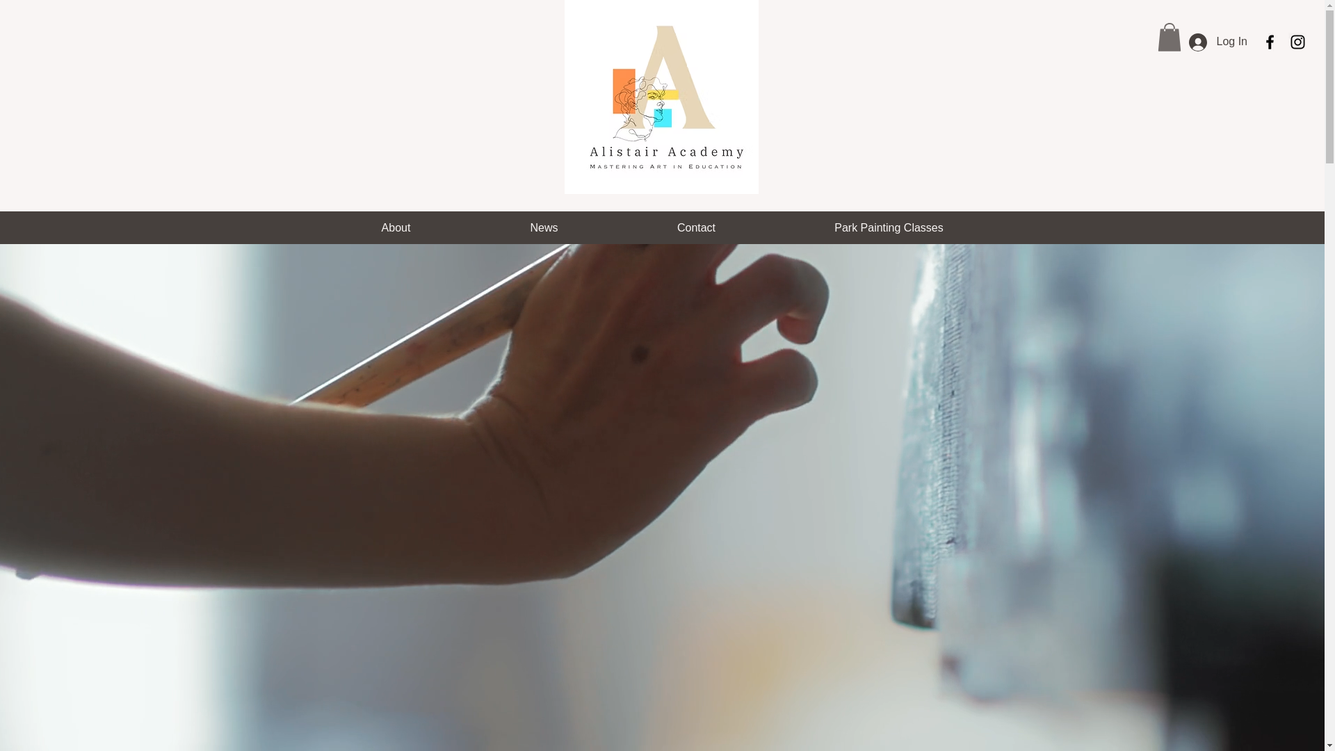 website screenshot of https://alistairacademy.org/