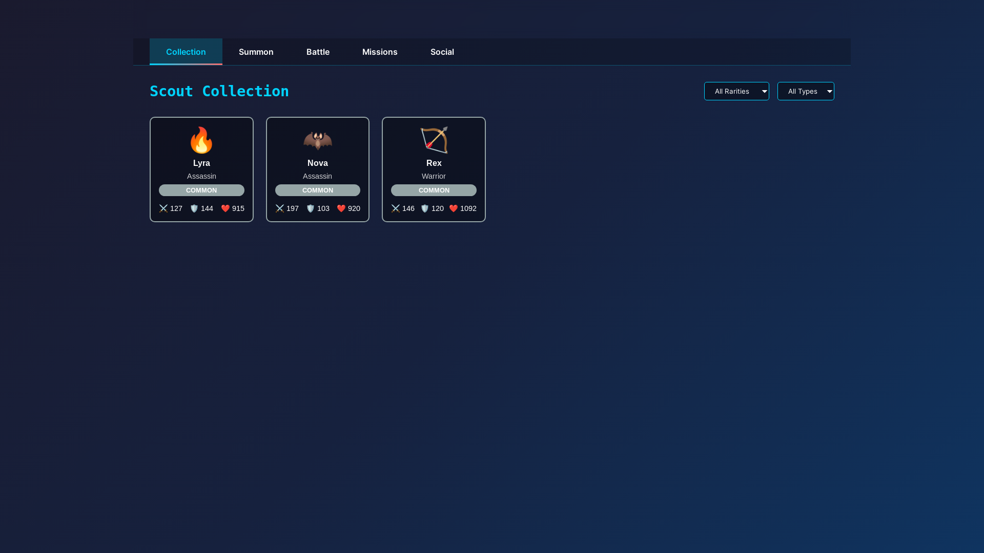 website screenshot of https://scoutsuniverse.com/