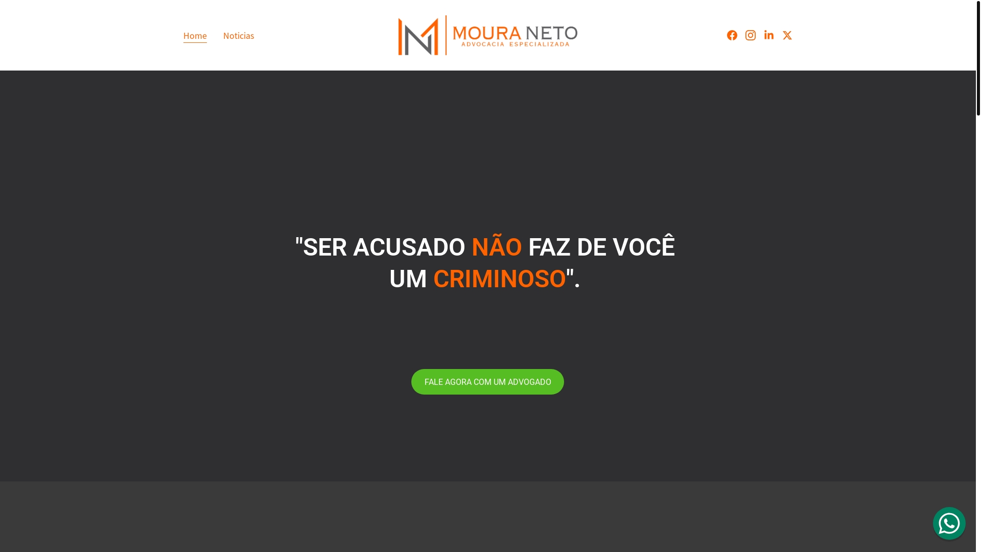 website screenshot of https://mouranetoadv.com.br/