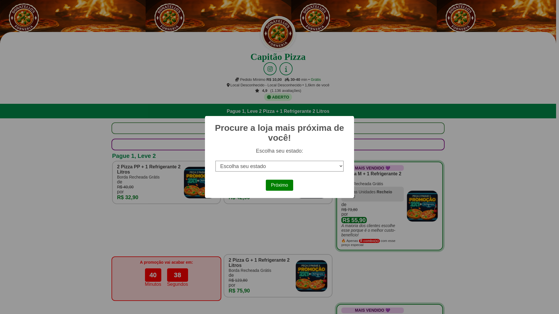 website screenshot of https://donatellos-pizza-master.pages.dev/