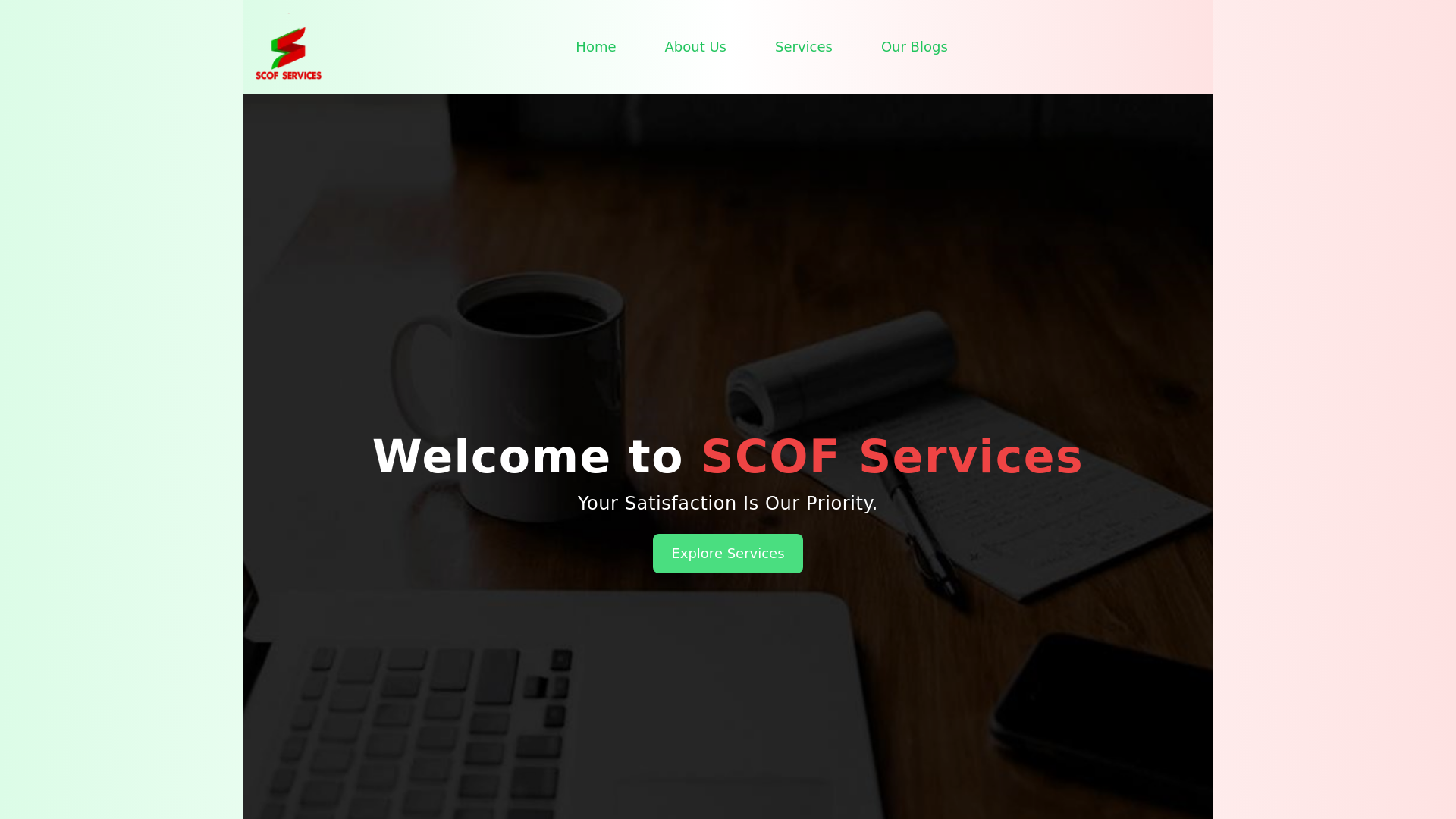 website screenshot of https://scofhub.com/