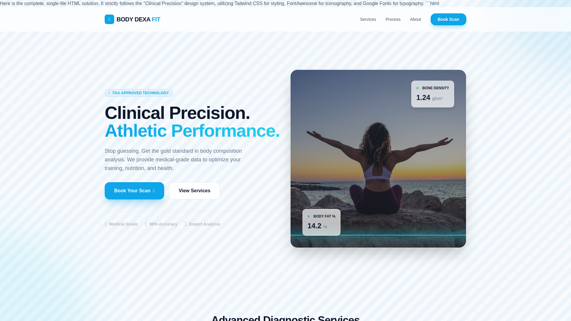 website screenshot of https://bodydexafit-demo.pages.dev/