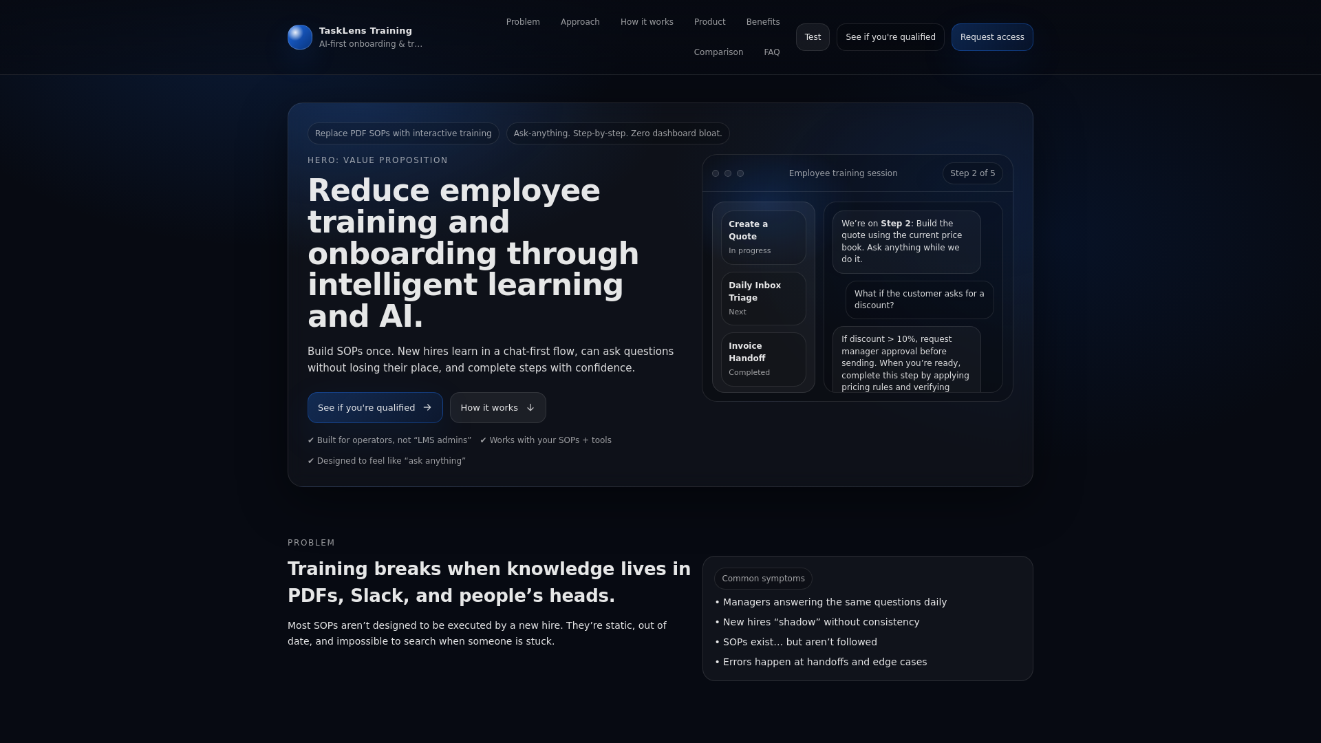 website screenshot of https://tasklensv4.pages.dev/