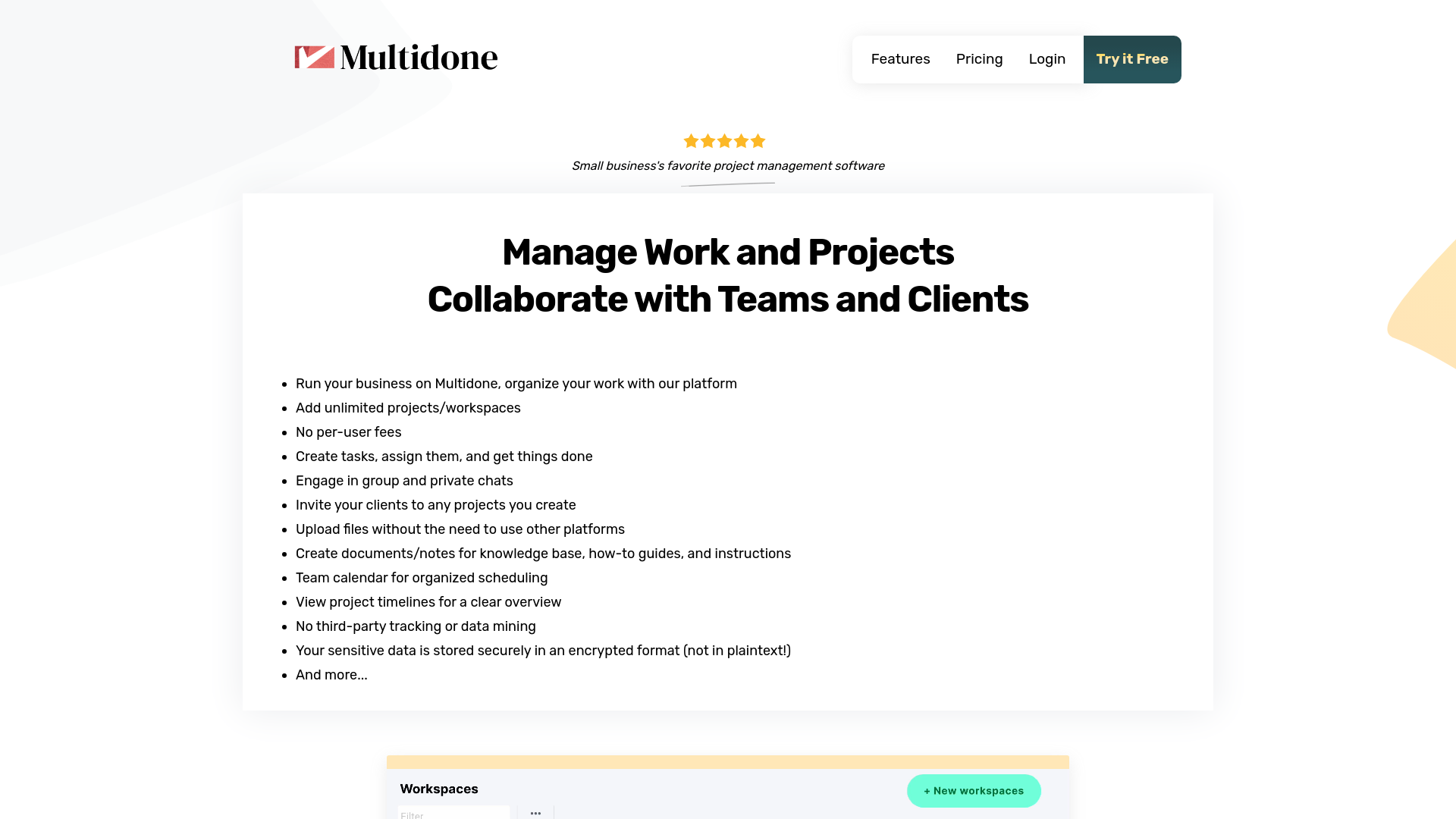 website screenshot of https://multidone.pages.dev/