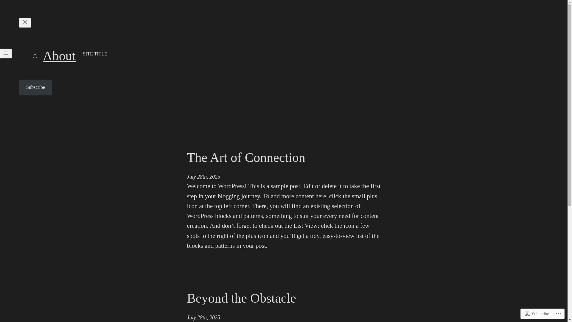 website screenshot of https://bysasa.blog/