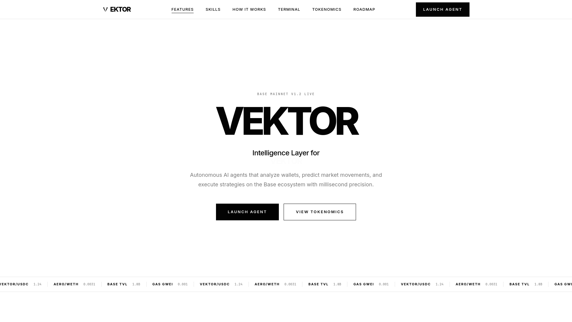 website screenshot of https://www-agentvektor-com.pages.dev/