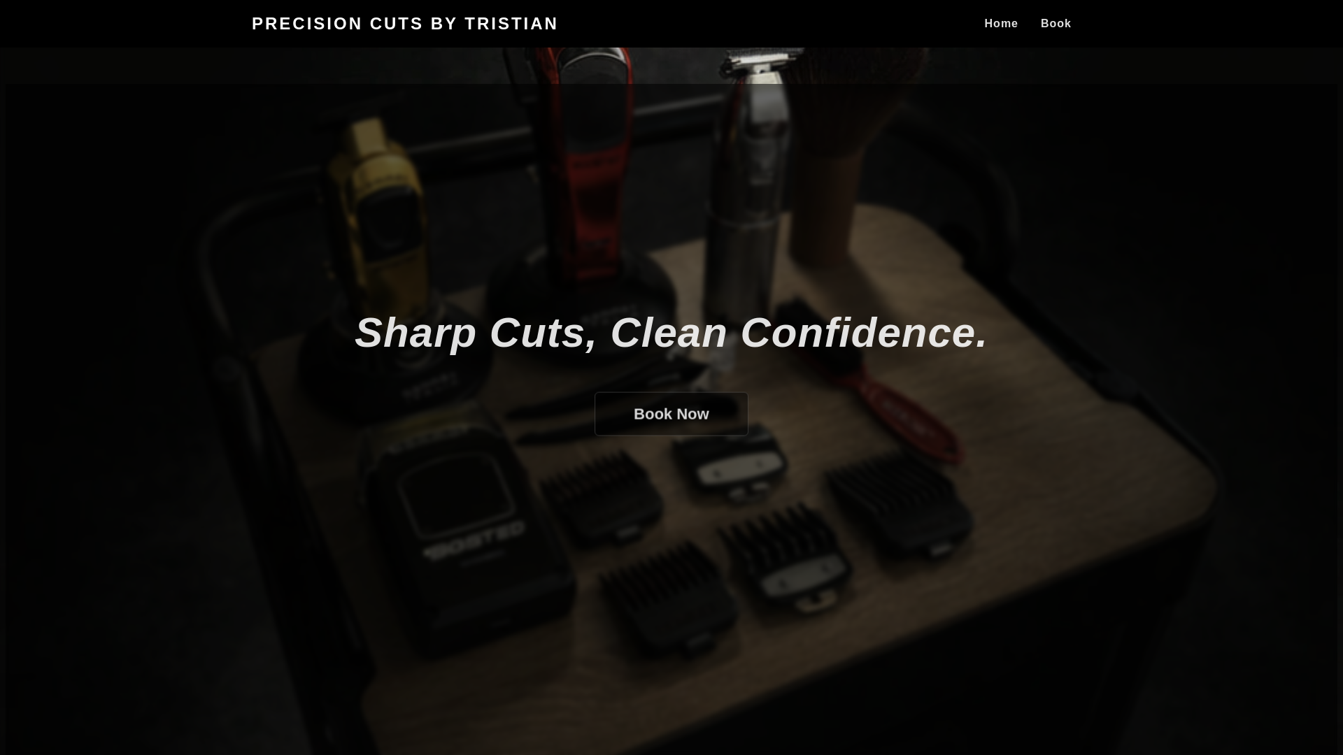 website screenshot of https://precisioncutsco.com/