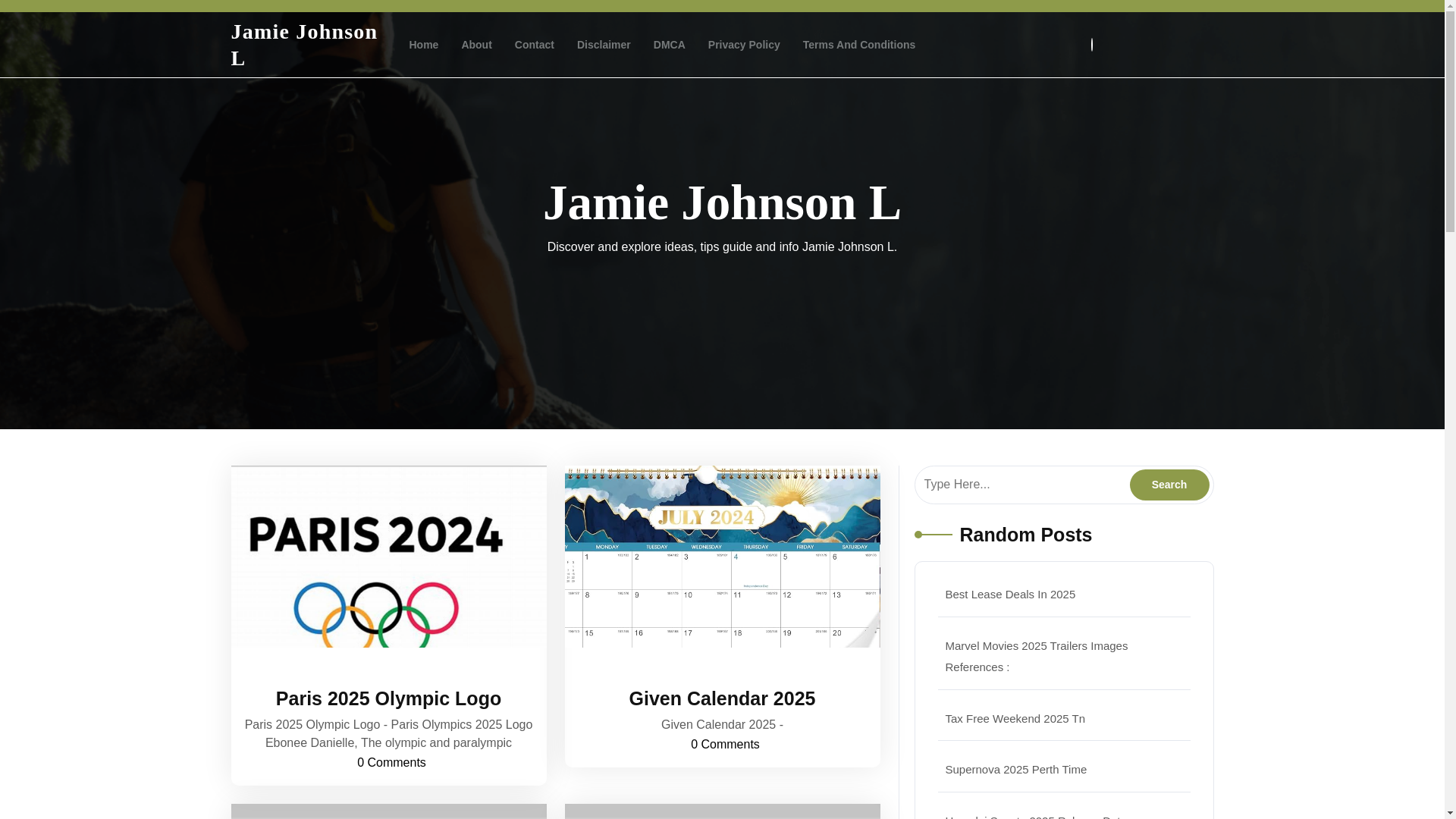 website screenshot of https://jamiejohnsonl.pages.dev/