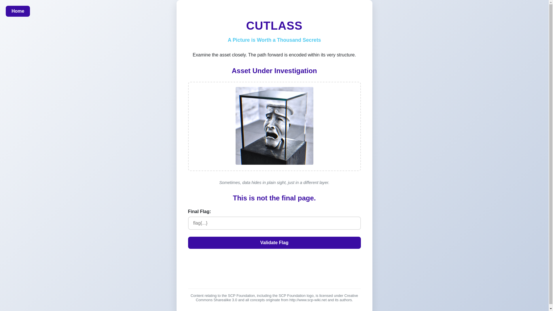 website screenshot of https://cutlass.pages.dev/