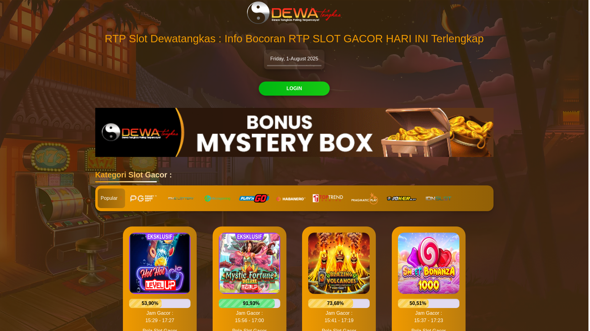 website screenshot of https://rtpdewatangkassitus.shop/