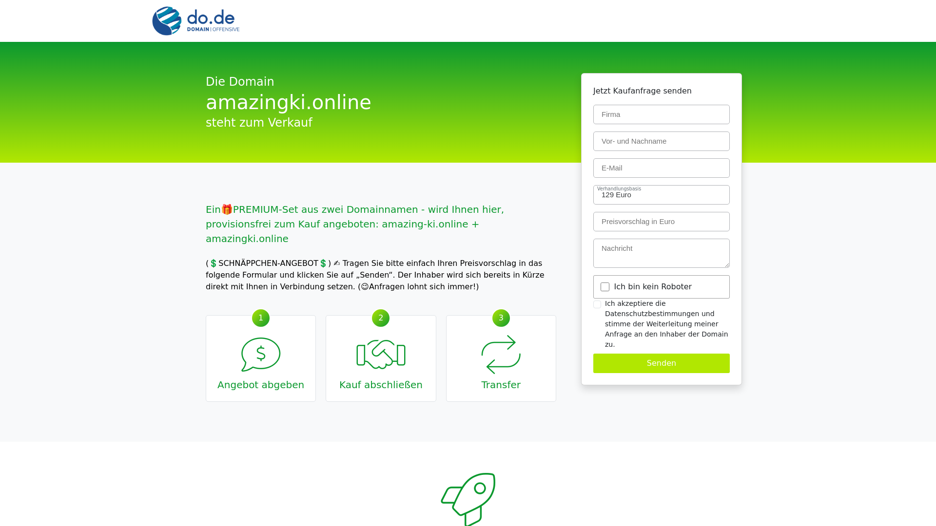 website screenshot of https://amazingki.online/
