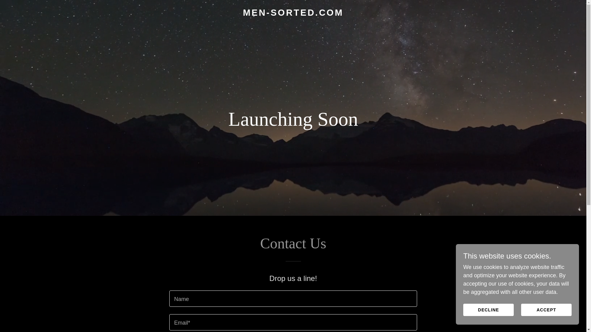 website screenshot of https://men-sorted.com/