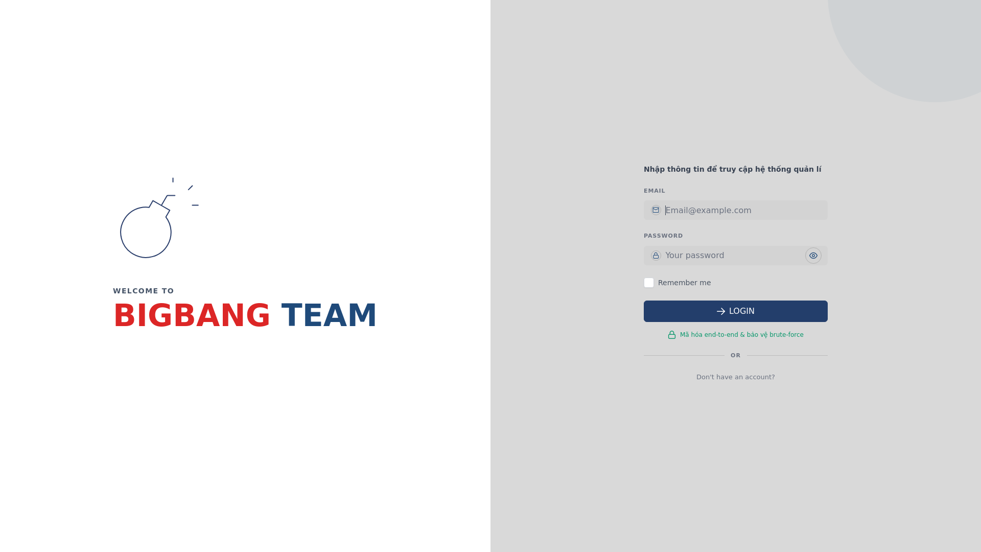 website screenshot of https://2bteam.co/