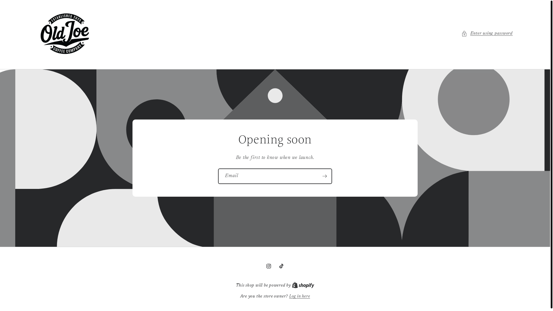 website screenshot of https://oldjoecoffeecompany.com/