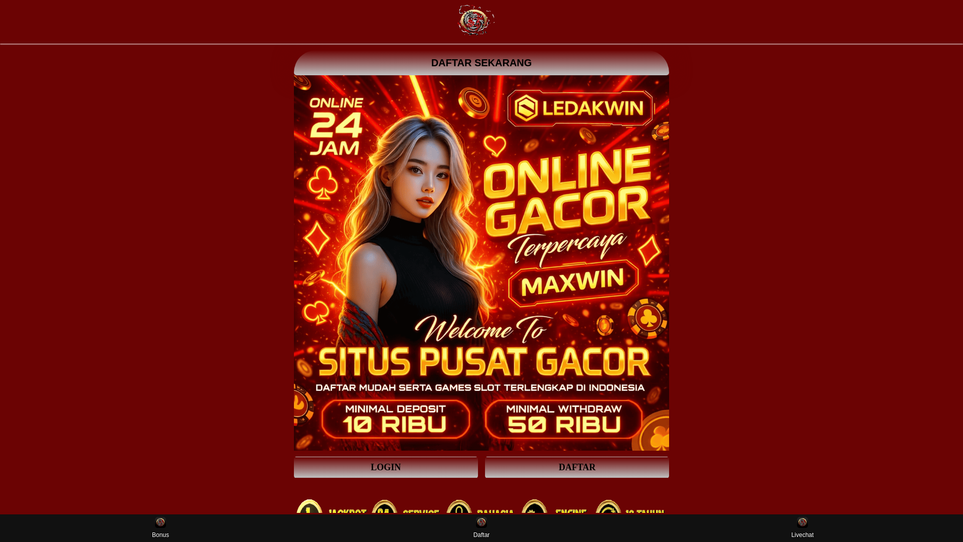 website screenshot of https://contact-ledakwin.pages.dev/