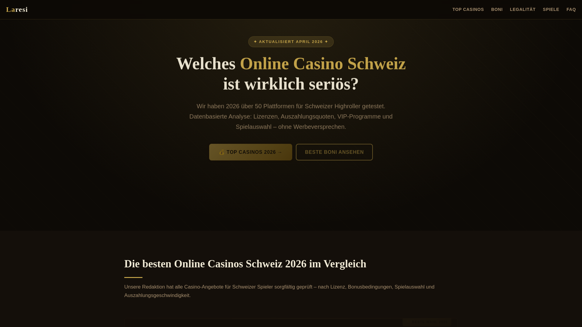 website screenshot of https://laresi-ch.pages.dev/