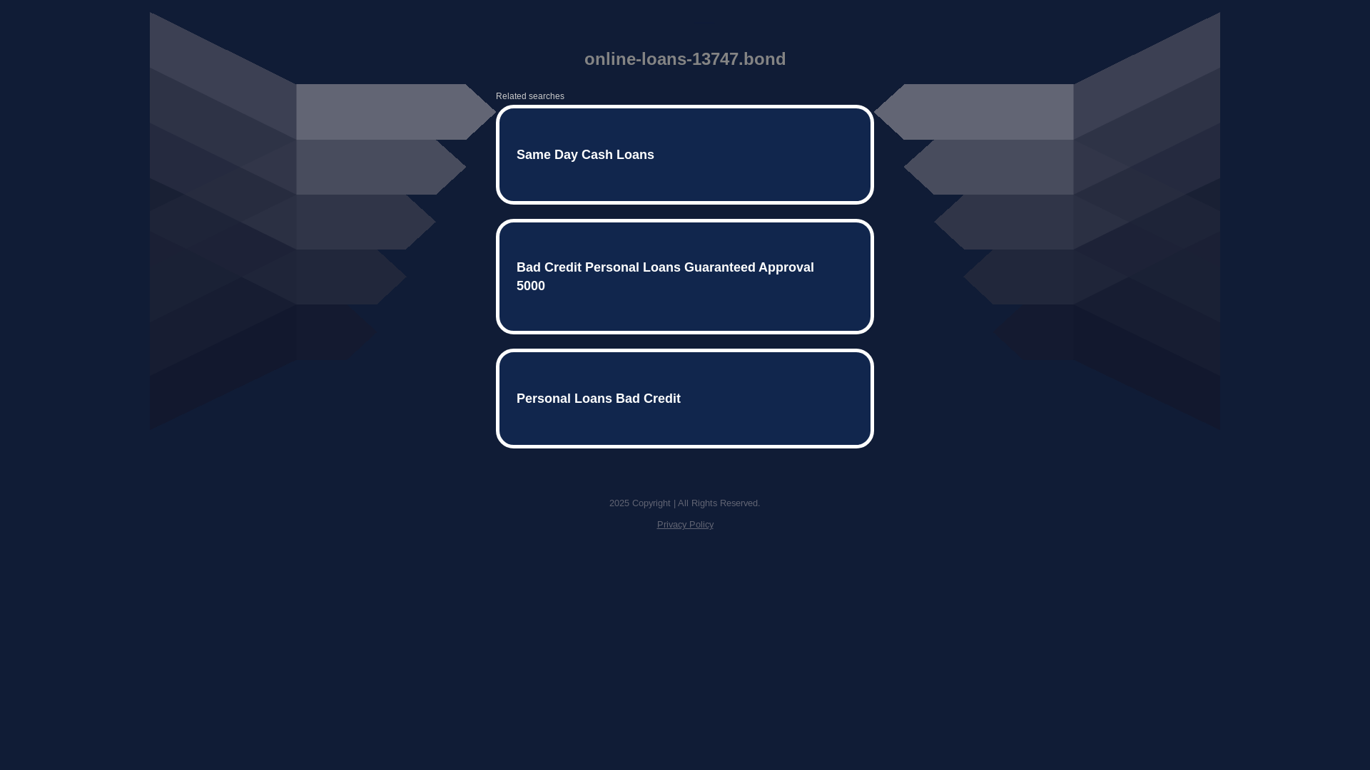 website screenshot of https://online-loans-13747.bond/
