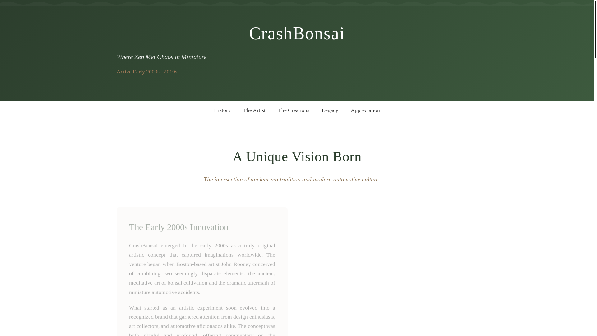 website screenshot of https://crashbonsai.pages.dev/