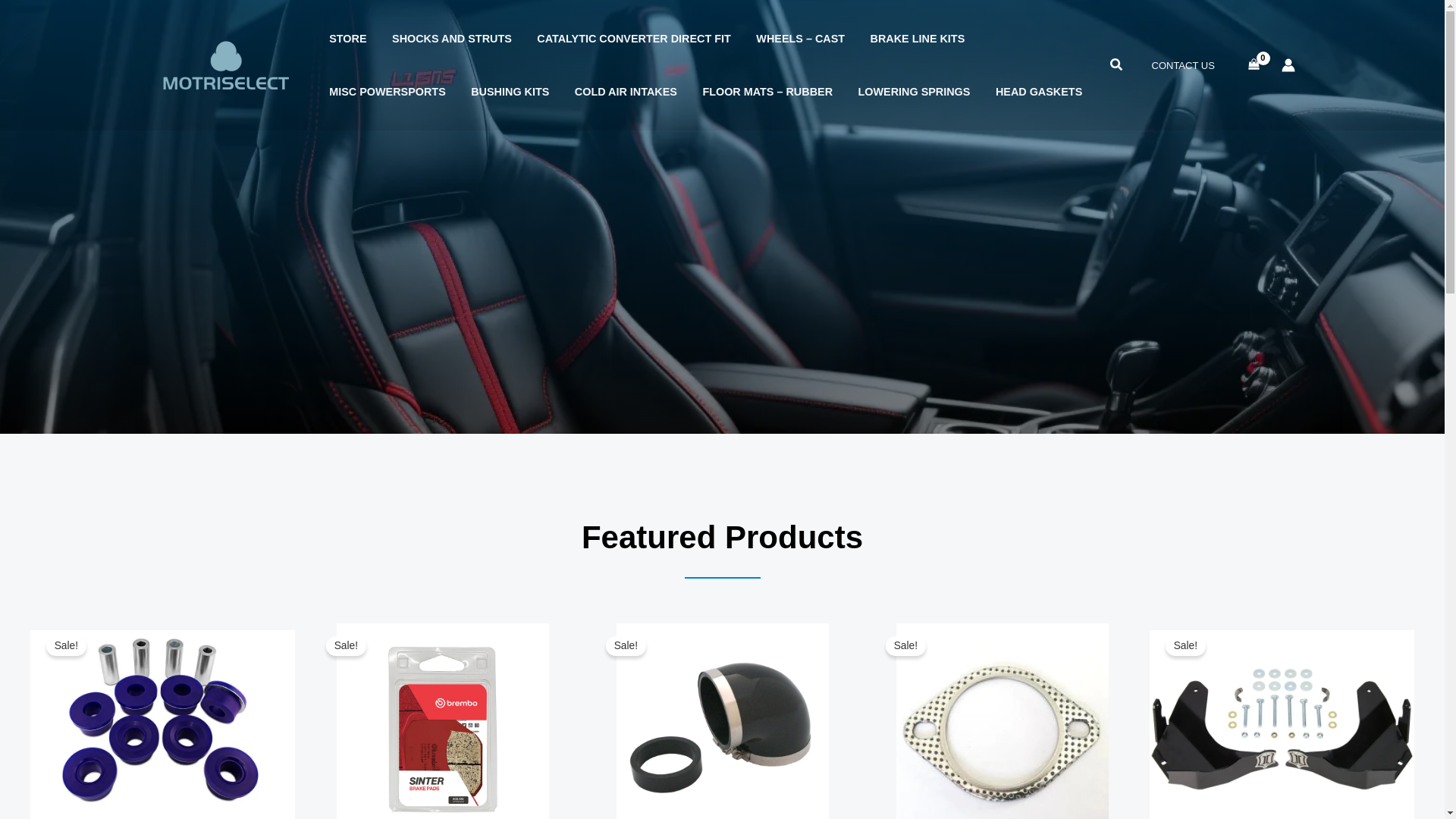 website screenshot of https://motriselect.com/