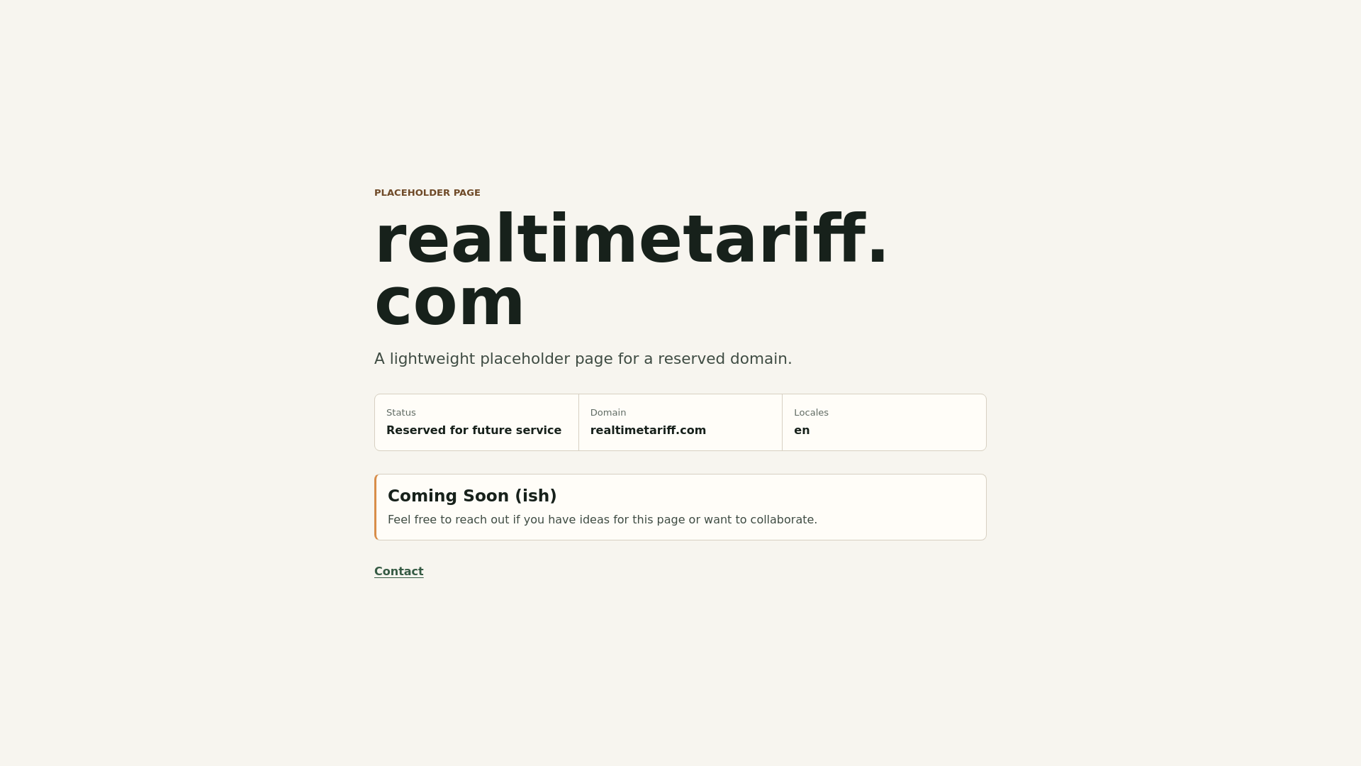 website screenshot of https://placeholder-platform-realtimetariff-com.pages.dev/