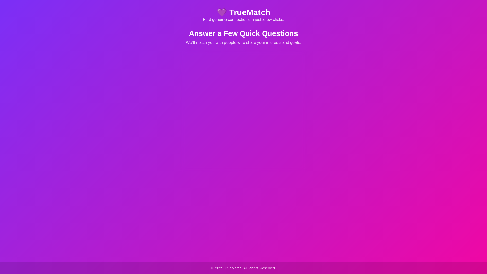 website screenshot of https://truelovedating.pages.dev/