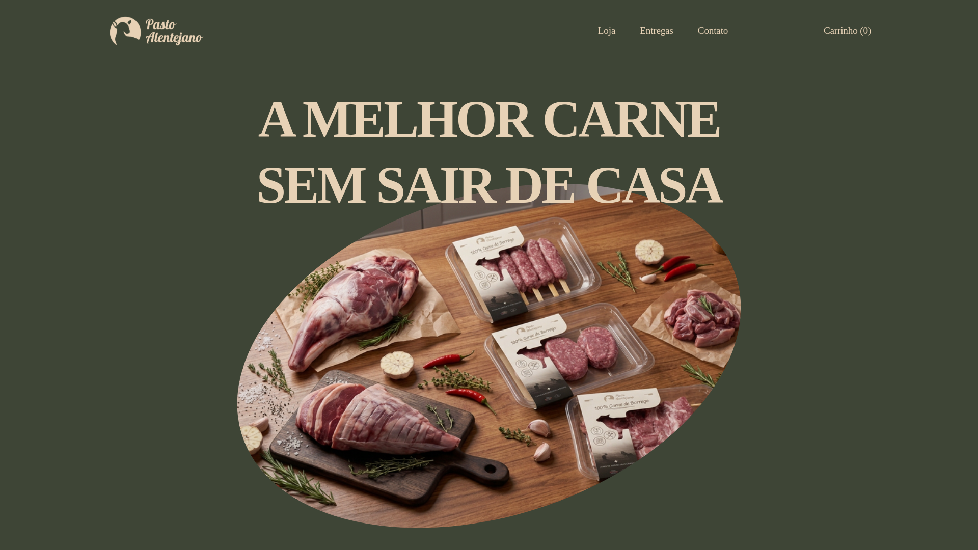 website screenshot of https://lojapastoalentejano.com/