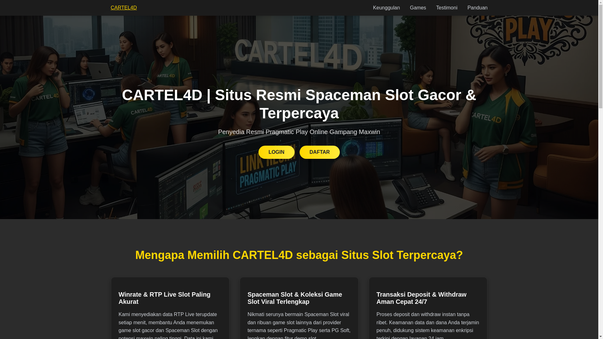 website screenshot of https://cartelcampus.pages.dev/
