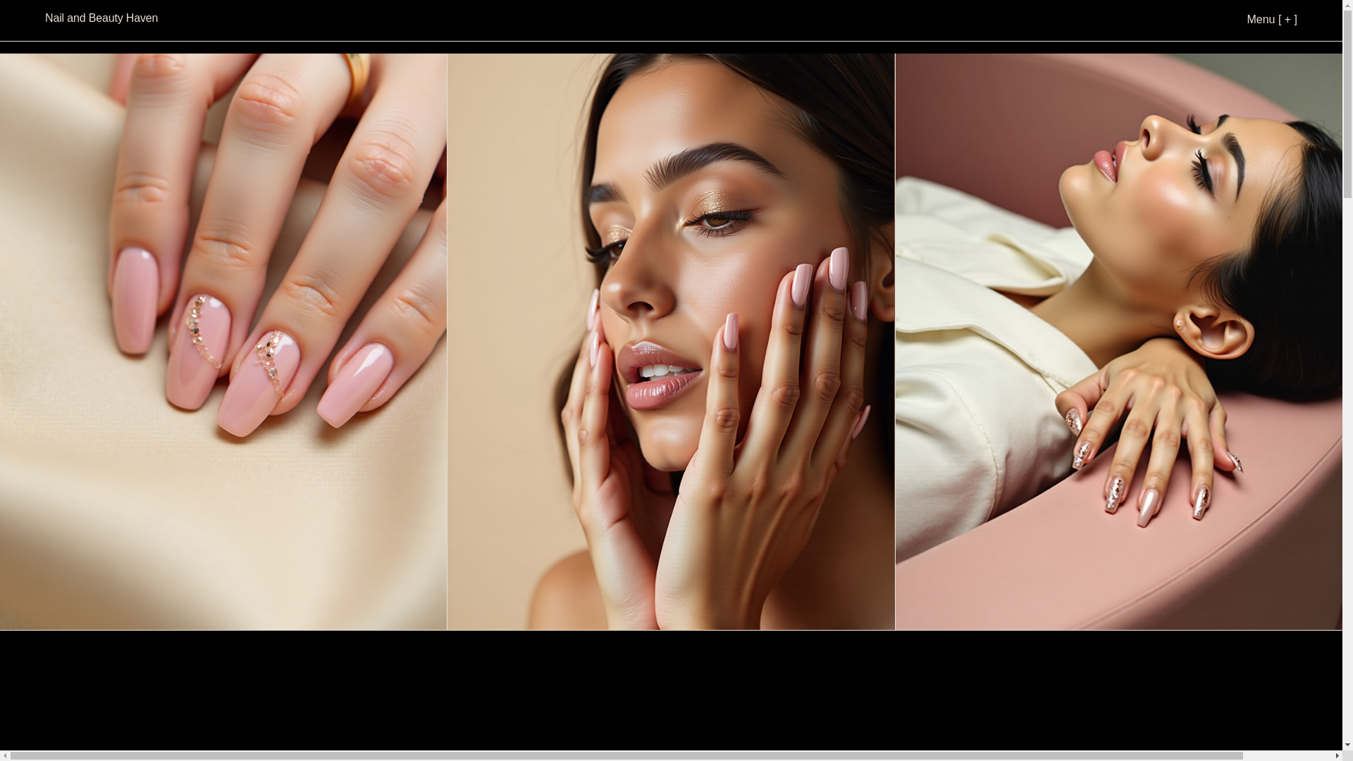 website screenshot of https://nailandbeautyhaven.com/