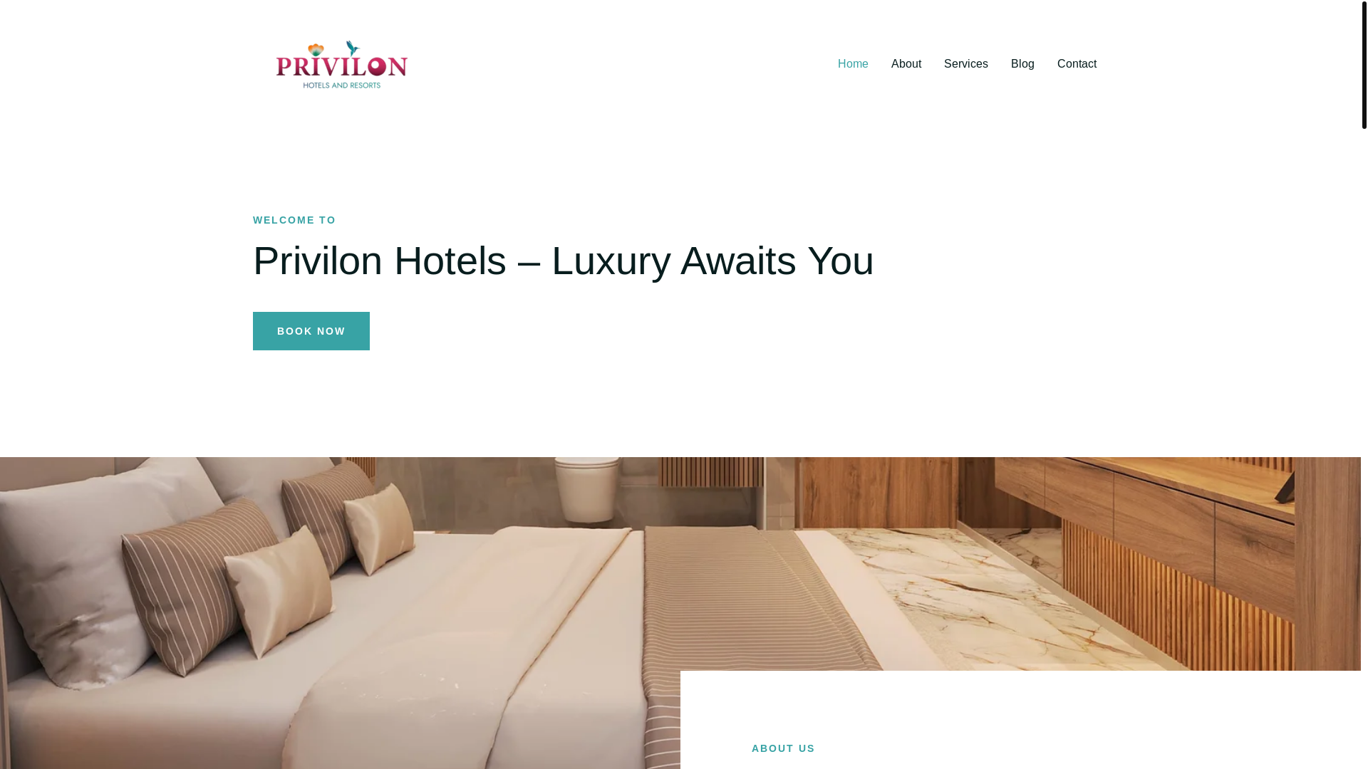 website screenshot of https://privilonhotelandresorts.in/