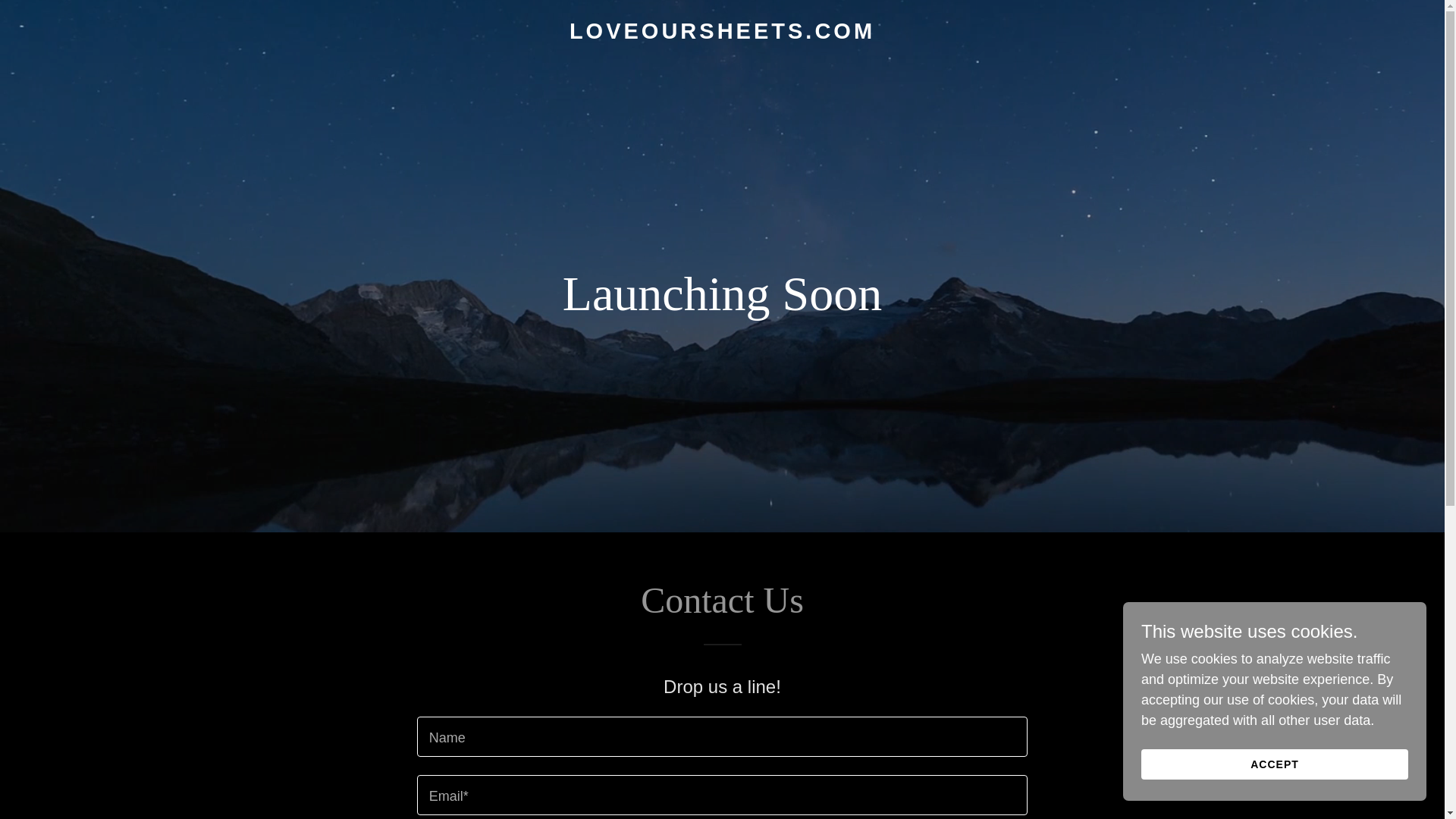 website screenshot of https://loveoursheets.com/