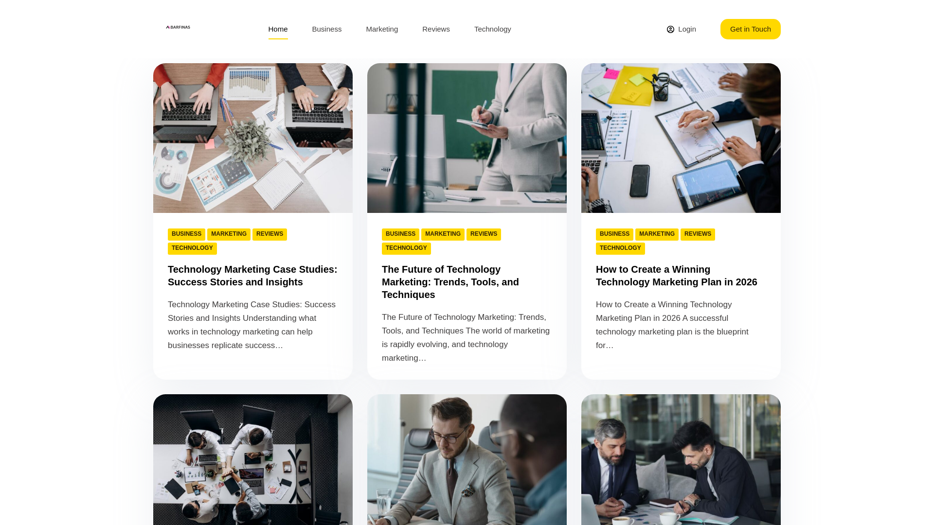 website screenshot of https://barfinas.com/