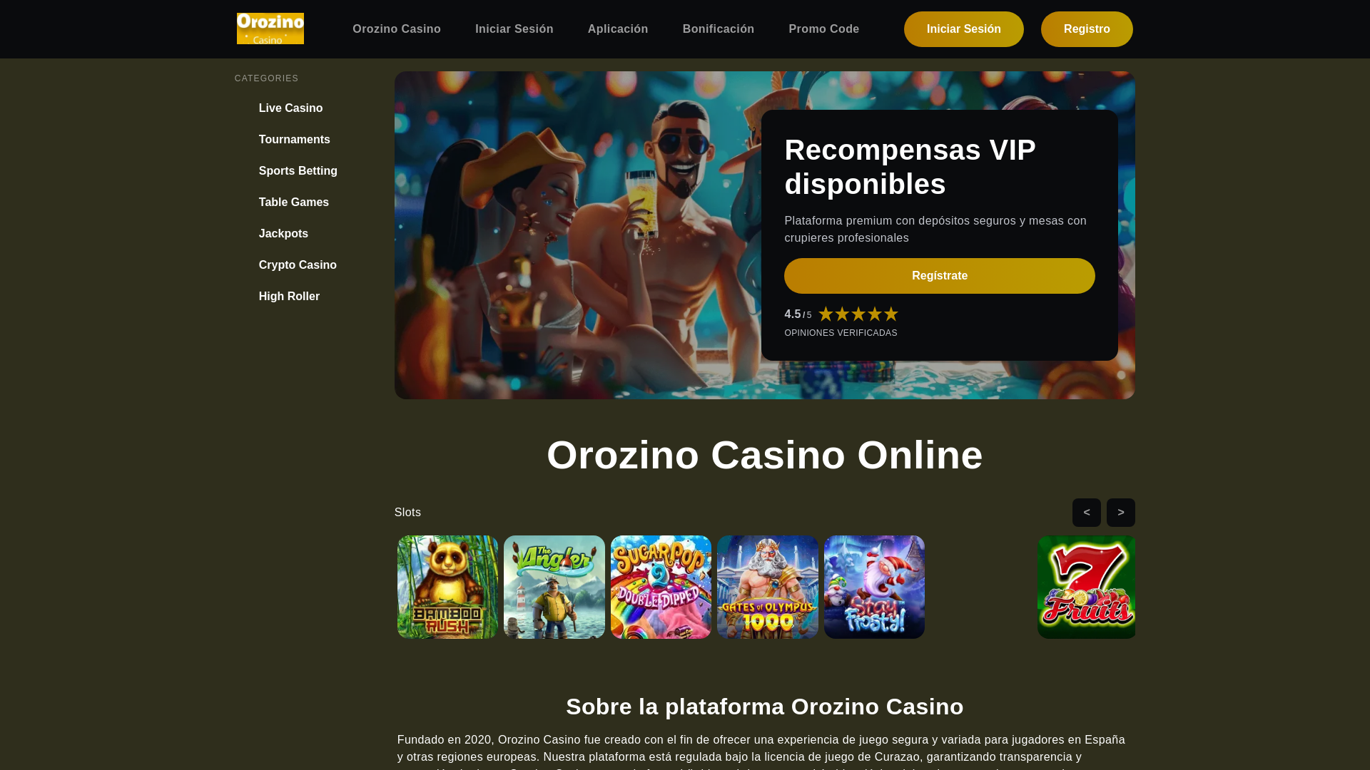 website screenshot of https://orozinocasinoespana-com.pages.dev/